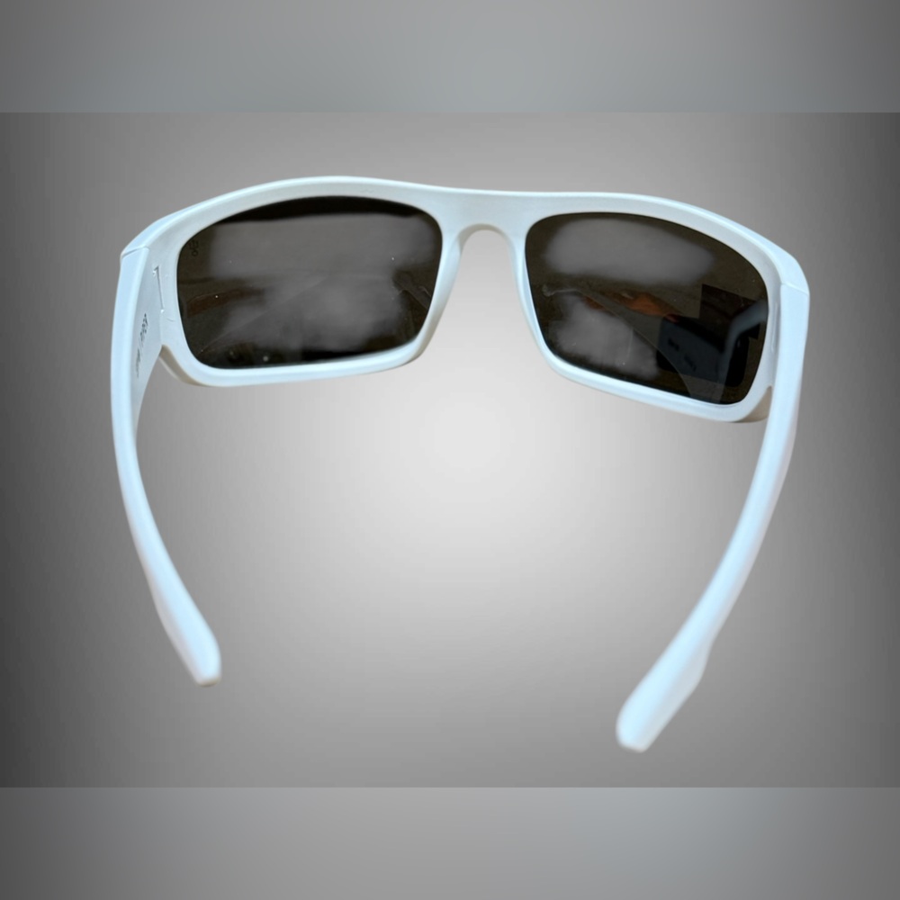 AUTHENTIC Spy Optic Piper Sunglasses Gray Polarized Matte White NEW IN BOX - Picture 8 of 9